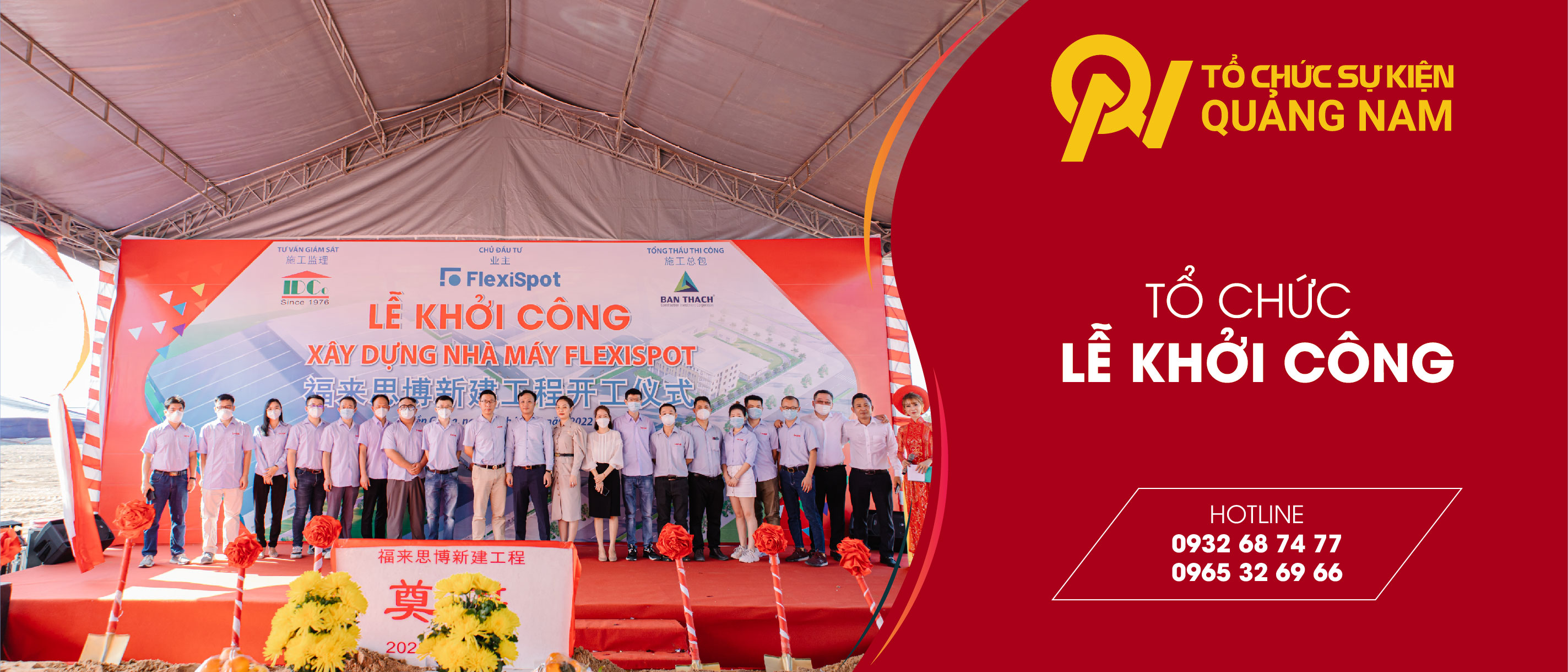 Tổ chức lễ khởi công chuyên nghiệp tại Quảng Nam
